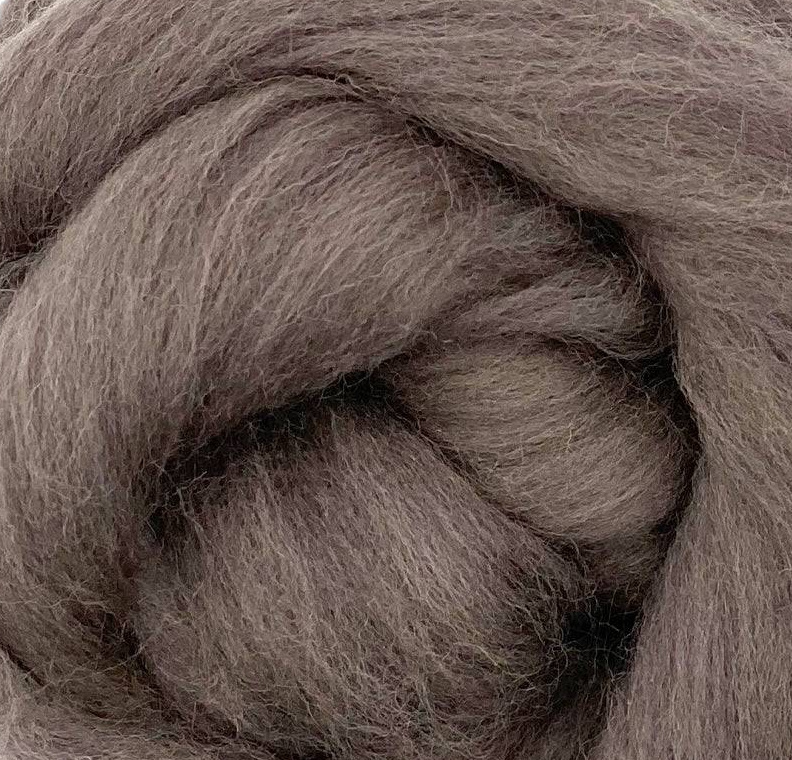 Dyed Corriedale Top - Pewter