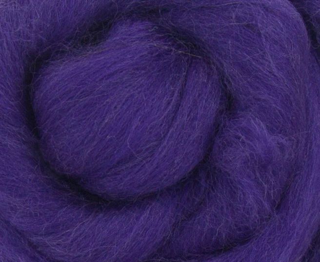 Dyed Merino Top - Amethyst / 23mic