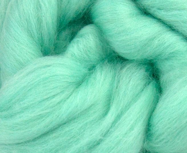 Dyed Merino Top - Aqua / 23mic