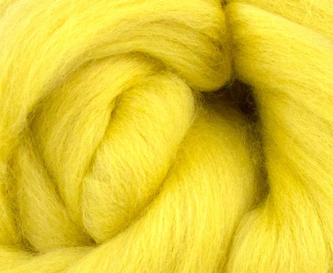 Dyed Merino Top - Buttercream / 23mic