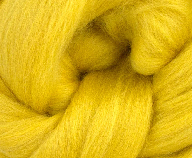 Dyed Merino Top - Corn / 23mic