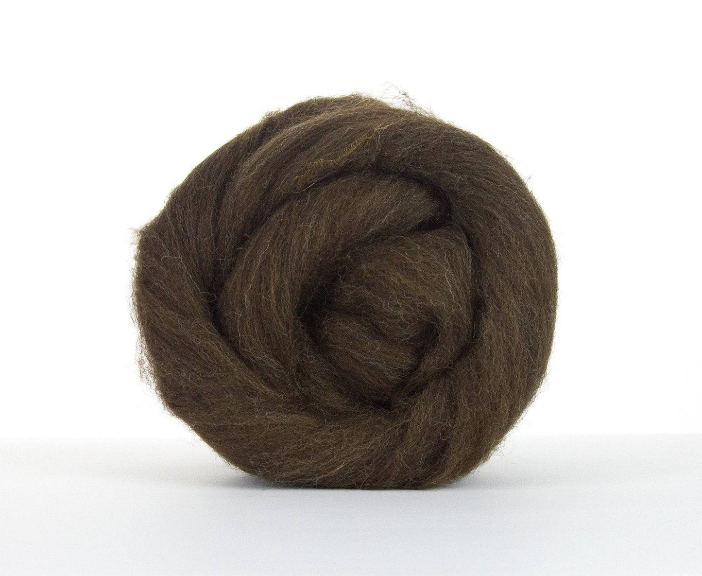 Dark Brown New Zealand Corriedale Wool Top