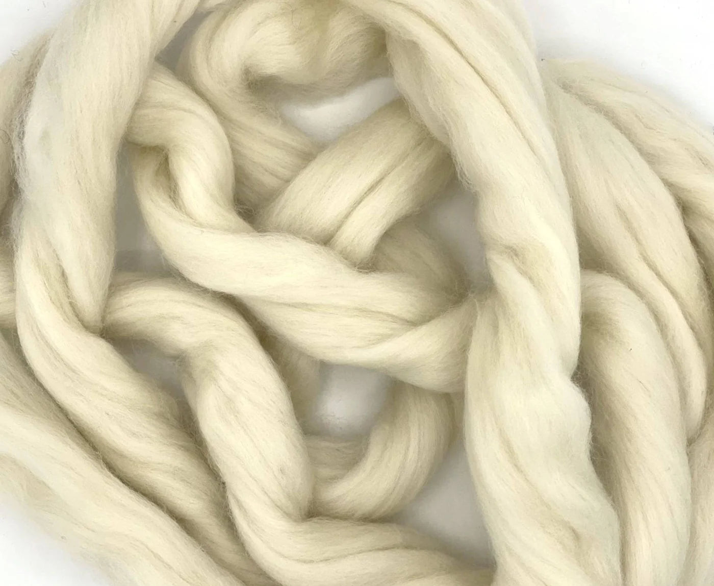 Targhee Wool Top - Undyed Natural Spinning Fiber