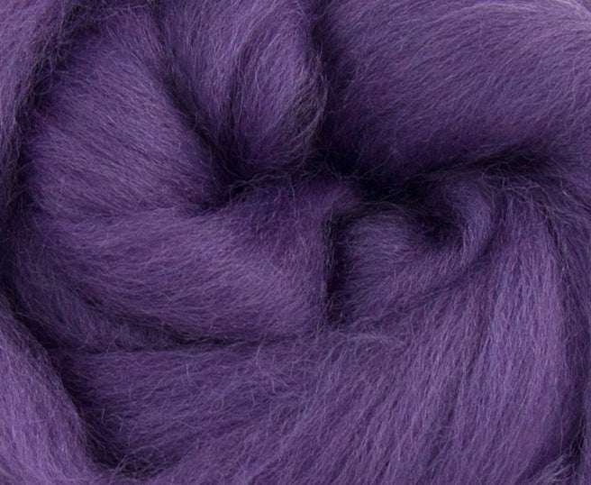 Dyed Corriedale Top - Heather