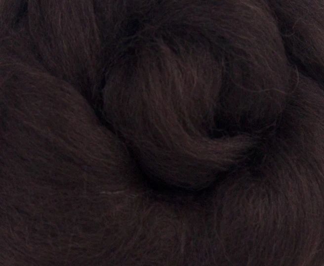 Dyed Corriedale Top - Mocha