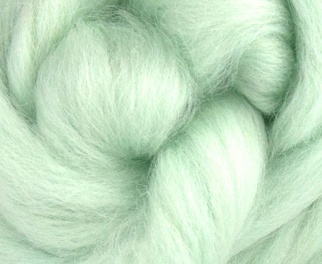 Dyed Corriedale Top - Peppermint