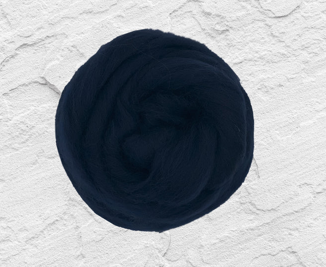 Dyed Shetland Top - Midnight