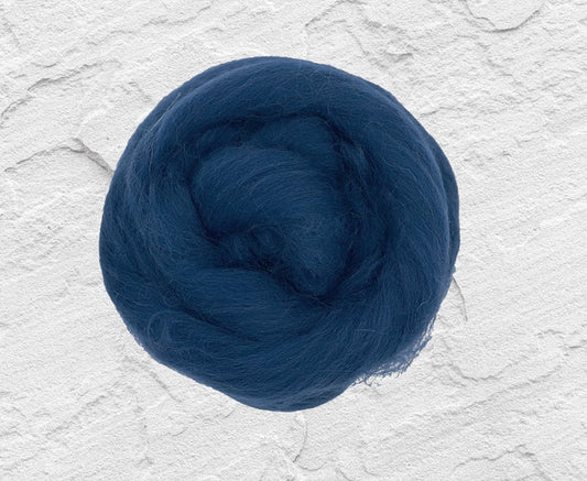 Dyed Shetland Top - Denim