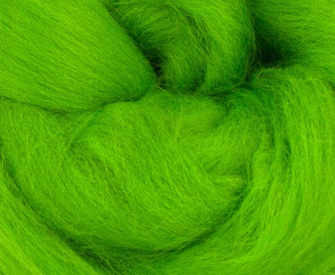 Dyed Merino Top - Chartreuse / 23mic