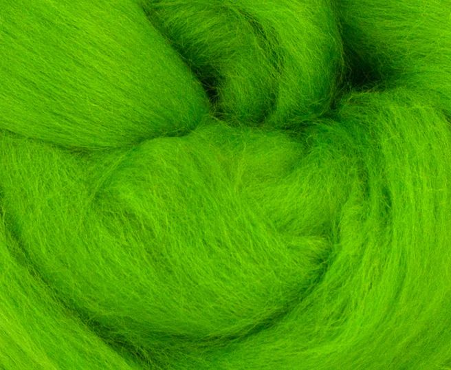 Dyed Merino Top - Chartreuse / 23mic