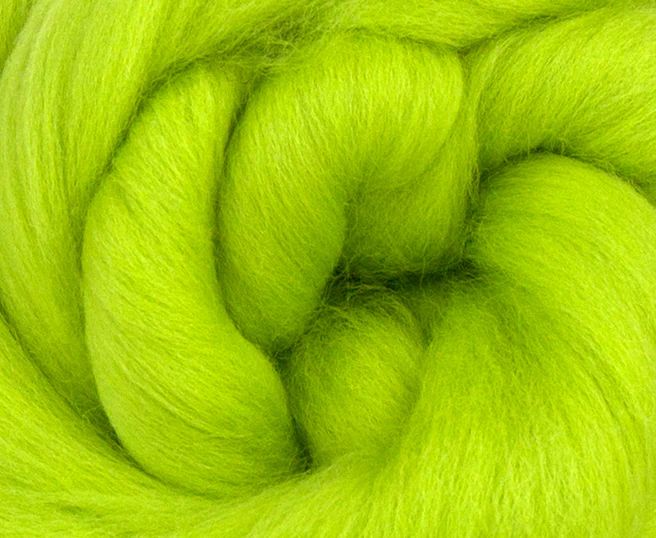 Dyed Merino Top - Citrus / 23mic