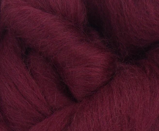 Dyed Merino Top - Claret / 23mic