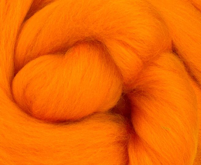 Dyed Merino Top - Clementine / 23mic