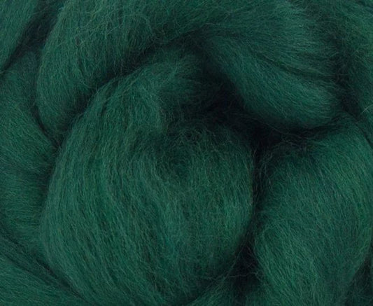 Dyed Merino Top - Conifer / 23mic