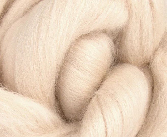 Dyed Merino Top - Eggshell / 23mic