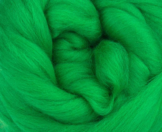 Dyed Merino Top - Emerald / 23mic