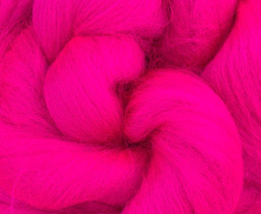 Dyed Merino Top - Hot Pink / 23mic