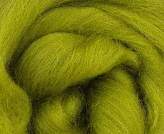 Dyed Merino Top - Lichen / 23mic