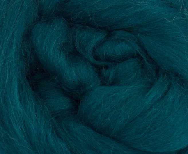 Dyed Merino Top - Mallard / 23mic