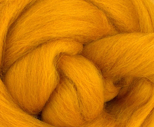 Dyed Merino Top - Marigold / 23mic