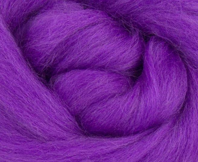 Dyed Merino Top - Orchid / 23mic