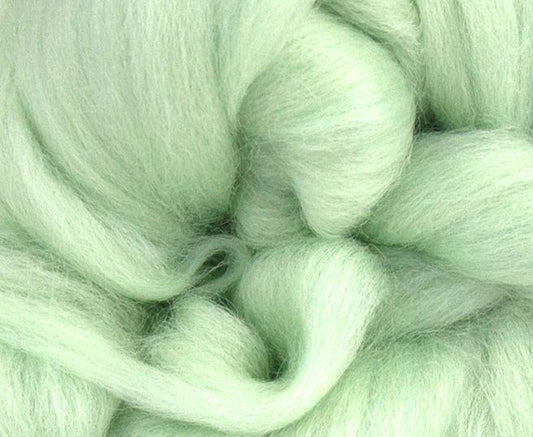 Dyed Merino Top - Peppermint / 23mic