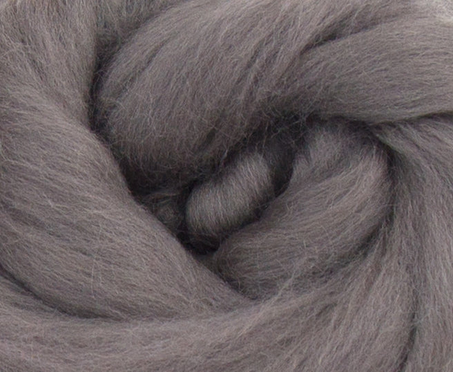 Dyed Merino Top - Pewter / 23mic