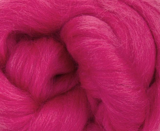 Dyed Merino Top - Rose / 23mic