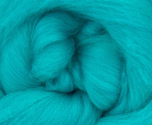 Dyed Merino Top - Spearmint / 23mic