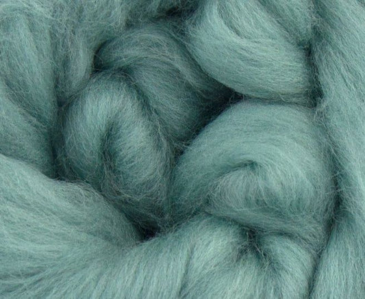 Dyed Merino Top - Teal / 23mic