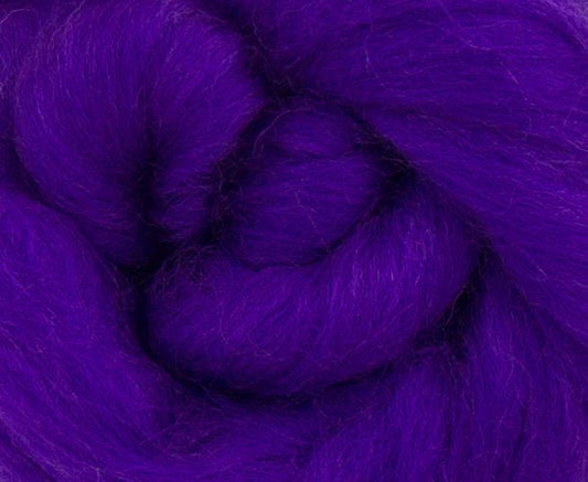 Dyed Merino Top - Violet / 23mic