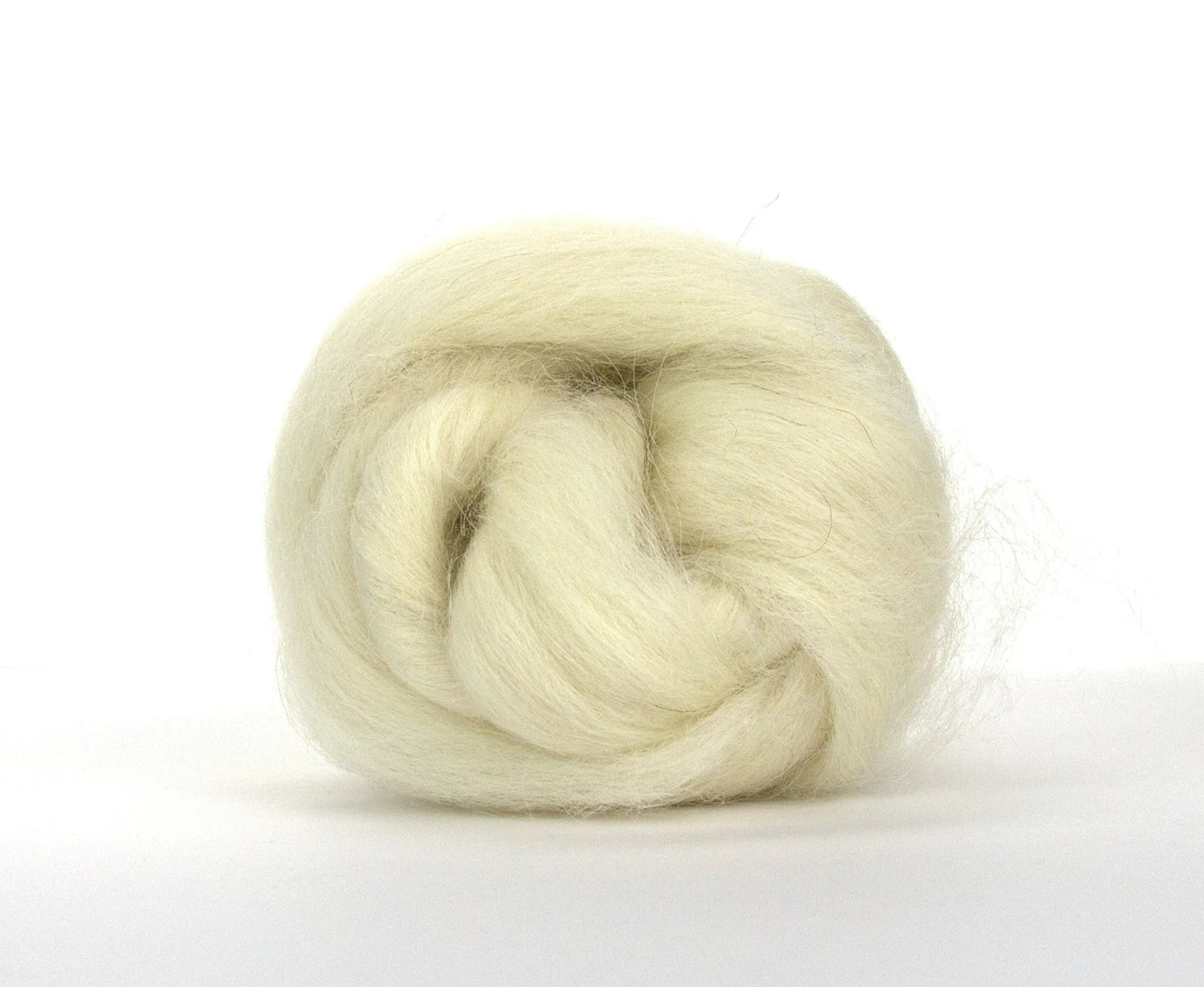 White Icelandic Wool Top