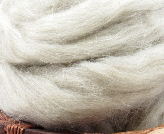 Light Grey Welsh Wool Top
