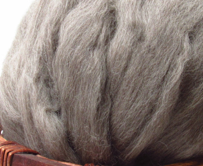 Grey Teeswater Wool Top