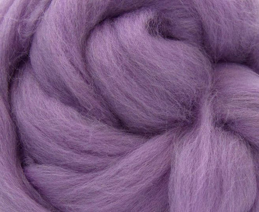 Dyed Merino Top - Lavender / 18.5mic