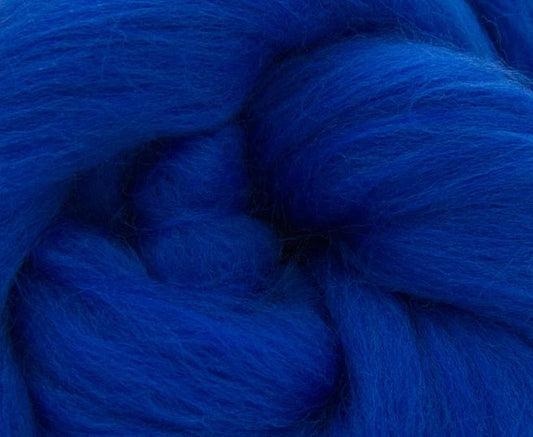 Dyed Merino Top - Royal / 18.5mic