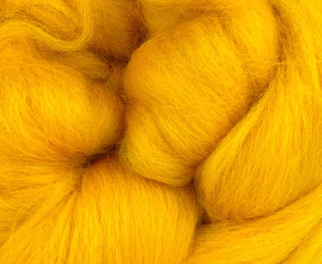 Dyed Merino Top - Sunset / 18.5mic