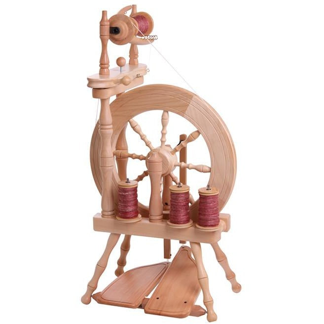 Ashford Traveller Spinning Wheel - Single Drive / Clear Finish - FREE Shipping