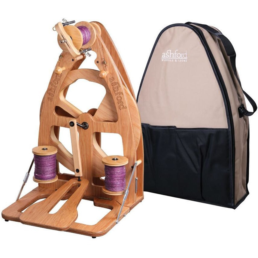 Ashford Joy-2 Spinning Wheel With Carry Bag - Single Treadle / Clear Finish - FREE Shipping