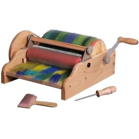Ashford 12" Wide Drum Carder - 72 point - FREE Shipping