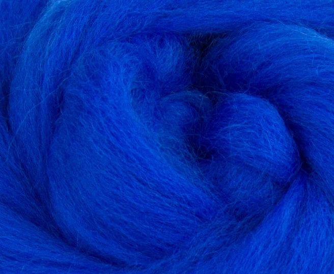 Dyed Corriedale Top - Royal