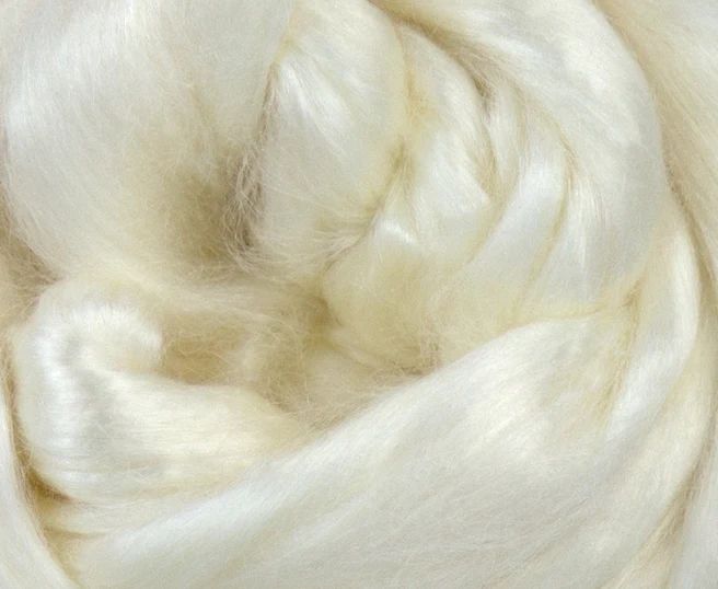 Bleached Tussah Silk