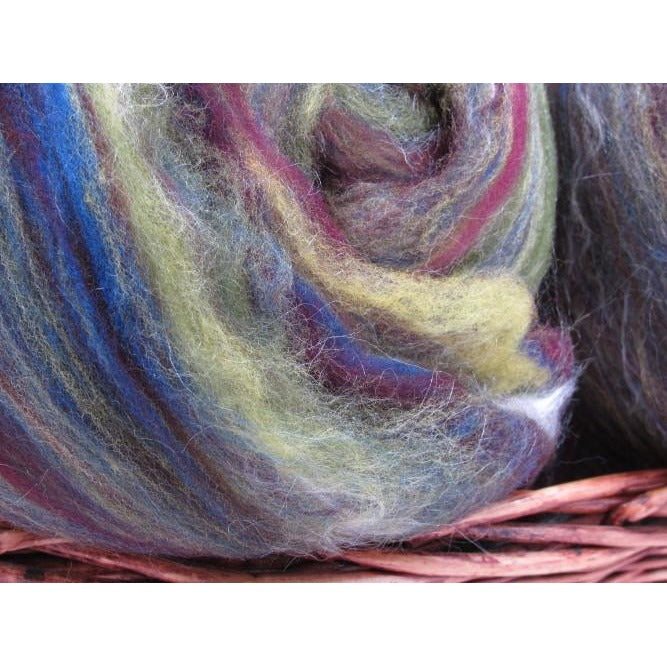 Irish Sea Spinning Batt Australian Merino and Tussah Silk Spinning Fiber