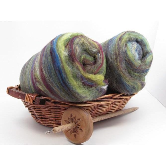 Irish Sea Spinning Batt Australian Merino and Tussah Silk Spinning Fiber