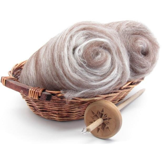 Cocoa Spinning Batt Falkland Wool Bamboo Alpaca Undyed Spinning Fiber