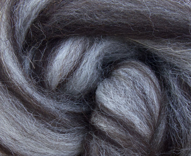 Jacob Fiber Mixed Jacob Wool Top – Laughing Lamb Fibers