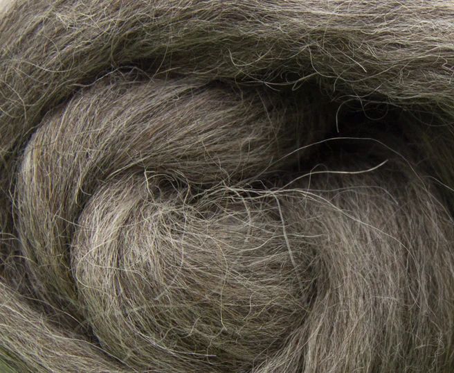 Dark Grey Icelandic Wool Top