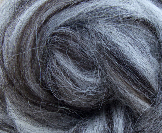 Mixed Icelandic Wool Top