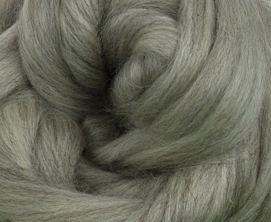 Natural Grey Corriedale Wool Top