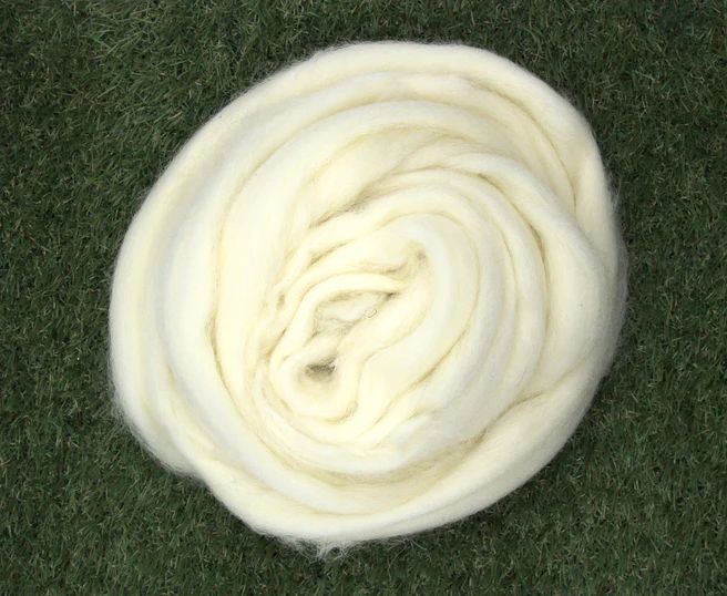 White Shropshire Wool Top